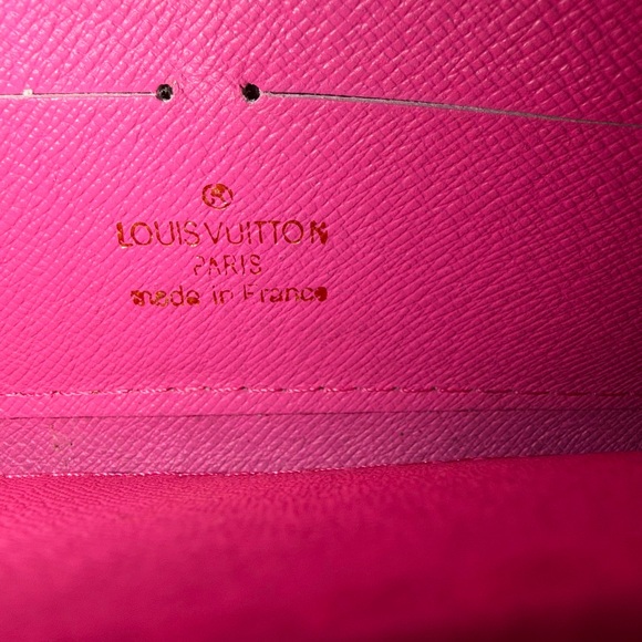 Designer-Inspired White Multicolor Monogram Wallet - Picture 7 of 7